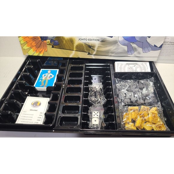 Pokémon Monopoly Johto Edition Complete Board Game RESEALED boardgame - Picture 7 of 7